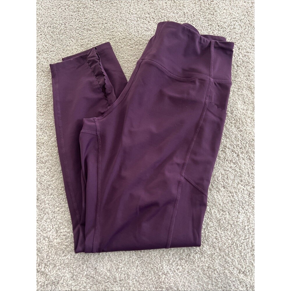 CORE 10 Purple Leggings with Pockets - Large